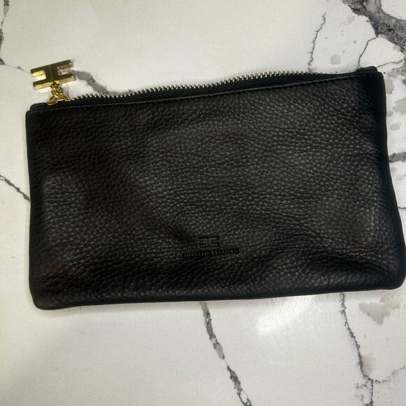 Elisabetta Franchi Scaled Leather clutch bag. - Picture 3 of 5
